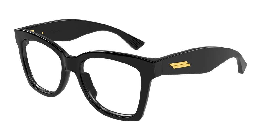 Prescription glasses bottega veneta bv1459o 001 negro butterfly femenino size 52mm - Main view
