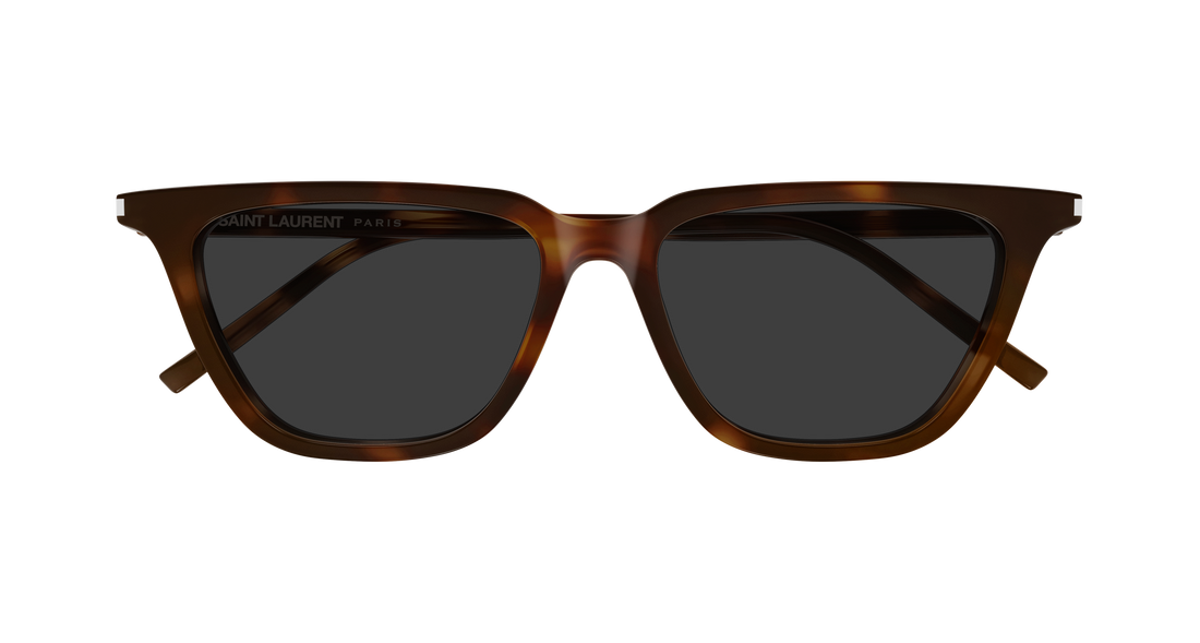 Sunglasses saint laurent sl 889 sulpice thin 003 havana cat eye femenino size 53mm - Detailed view