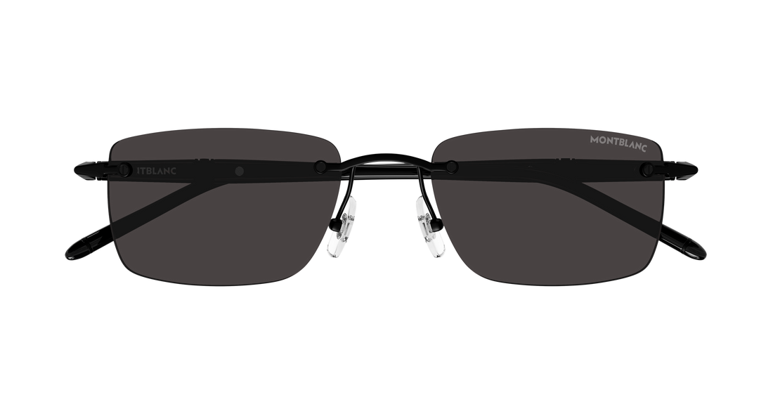 Sonnenbrillen montblanc mb0344s 011 negro rectangular / squared masculino größe 54mm - Detailansicht