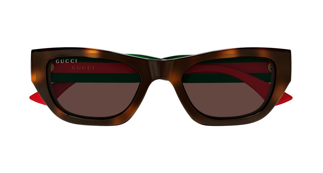 Sunglasses gucci gg2116s 002 havana cat eye femenino size 52mm - Detailed view