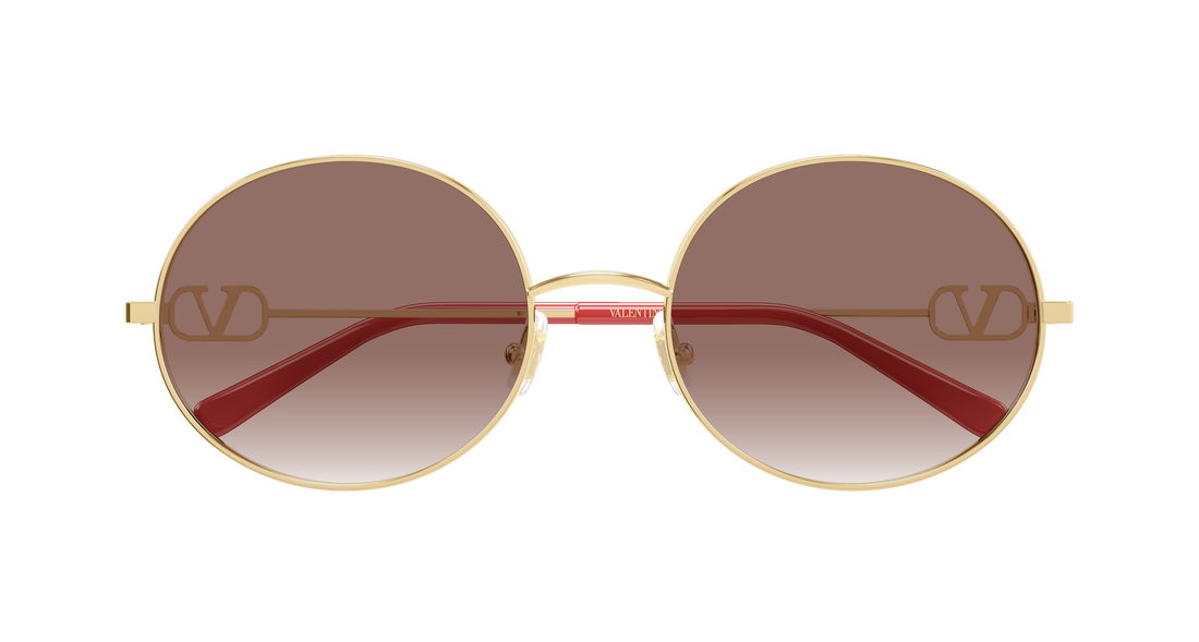 Occhiali da sole valentino vg0027s 003 dorado round/oval/panthos femenino taglia 56mm - Vista dettagliata