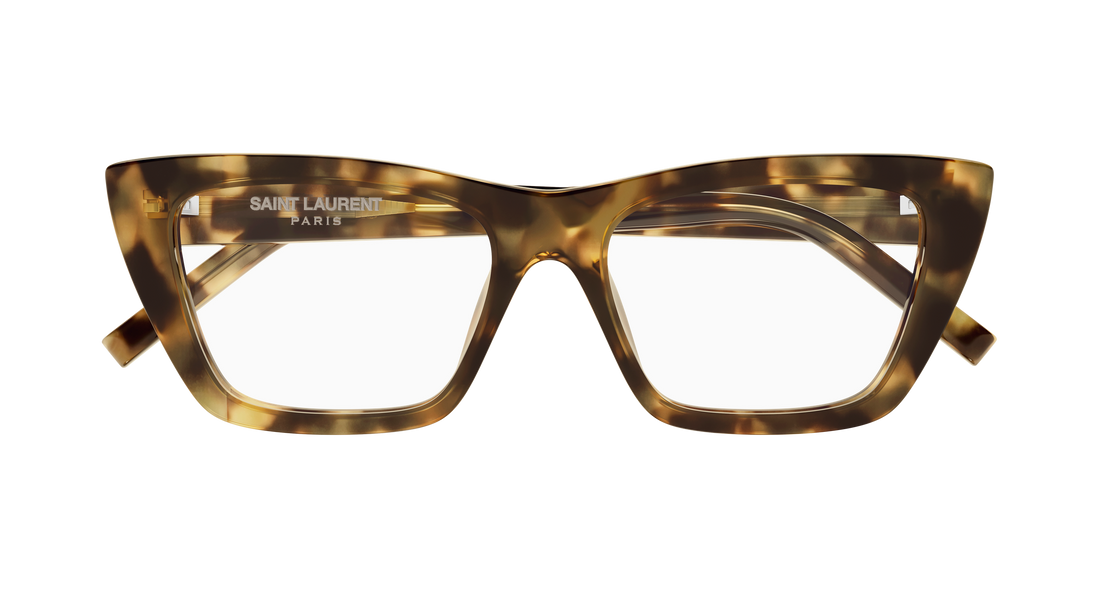 Lunettes de vue saint laurent sl 276 mica opt 010 havana cat eye femenino taille 53mm - Vue détaillée
