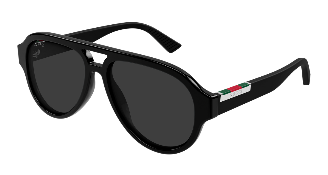Occhiali da sole gucci gg2088s 001 negro pilot/navigator masculino taglia 55mm - Vista principale