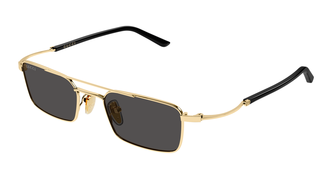 Lunettes de soleil gucci gg2258s 001 dorado rectangular / squared unisex taille 49mm - Vue principale