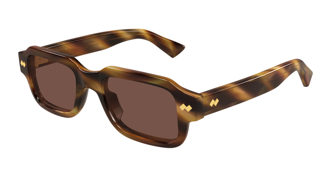 Sunglasses bottega veneta bv1442s 002 havana rectangular / squared masculino size 51mm - Main view