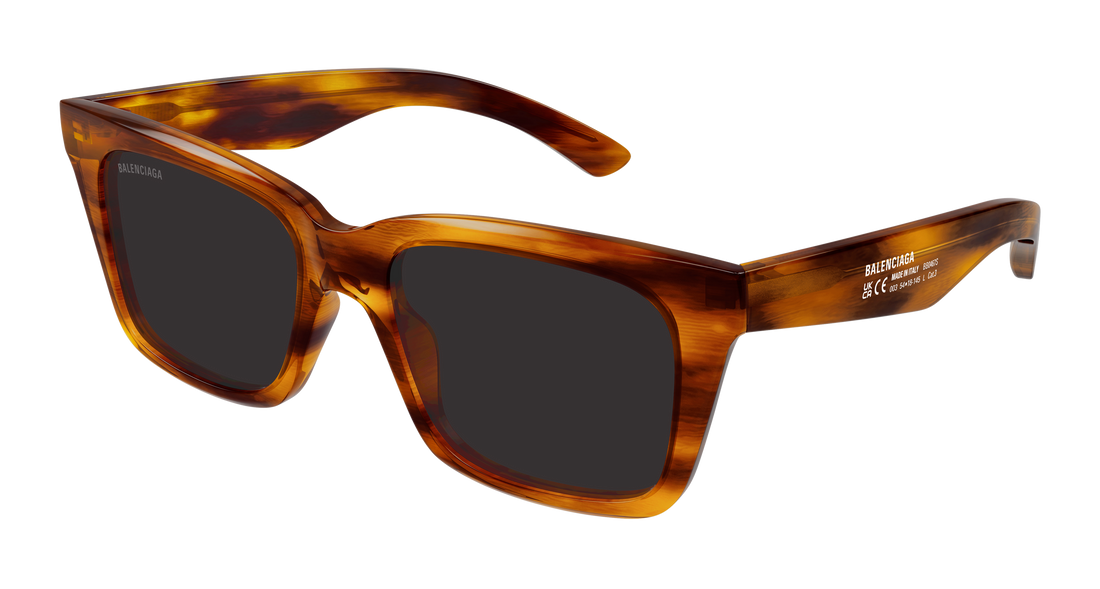 Occhiali da sole balenciaga bb0467s 003 marron rectangular / squared masculino taglia 54mm - Vista principale