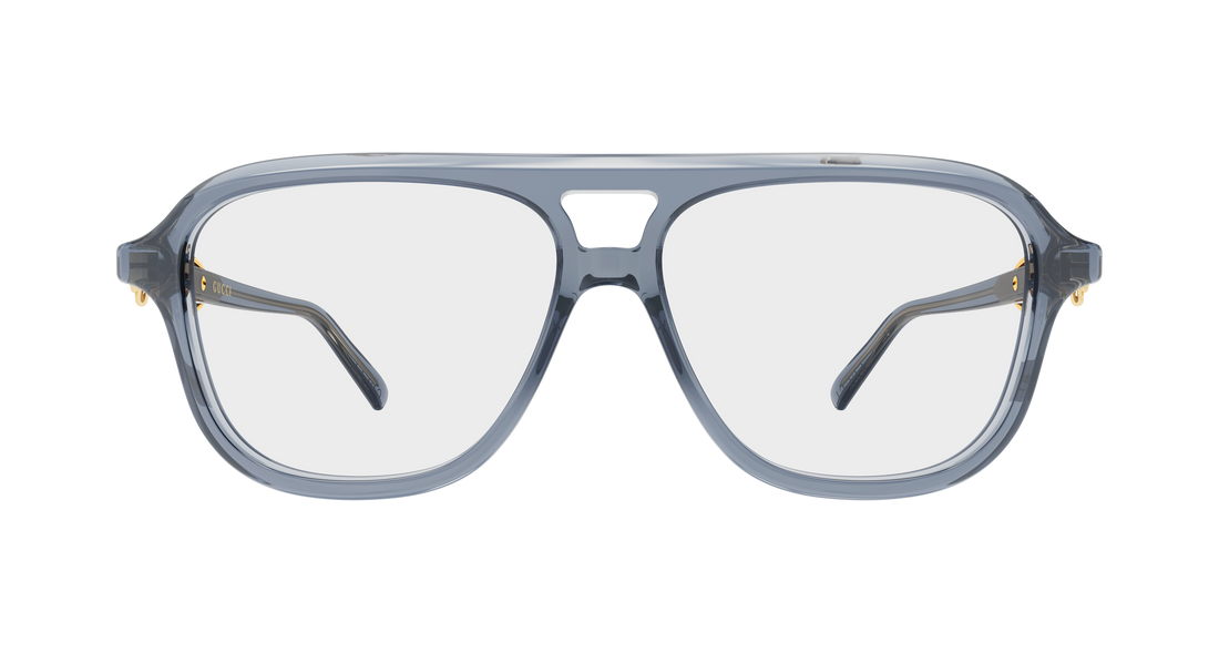 Brillen gucci gg2216o 003 gris pilot/navigator femenino größe 55mm - Detailansicht