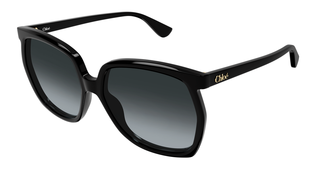 Gafas de sol chloé ch0389s 001 negro rectangular / squared femenino talla 61mm - Vista principal