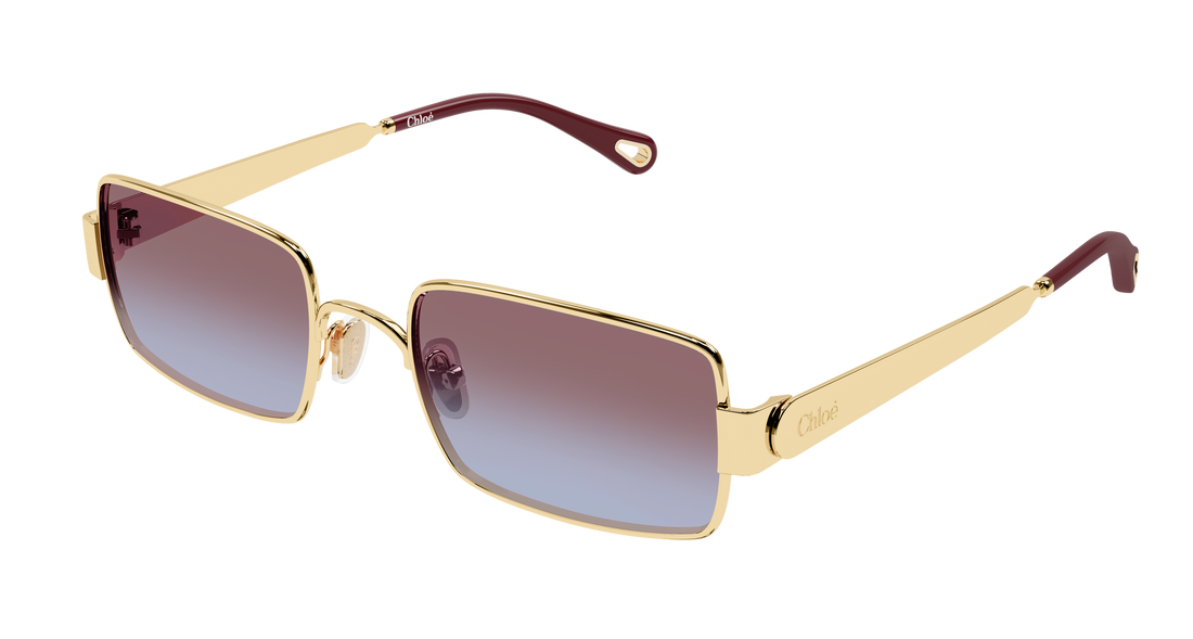 Gafas de sol chloé ch0354s 004 dorado rectangular / squared femenino talla 53mm - Vista principal
