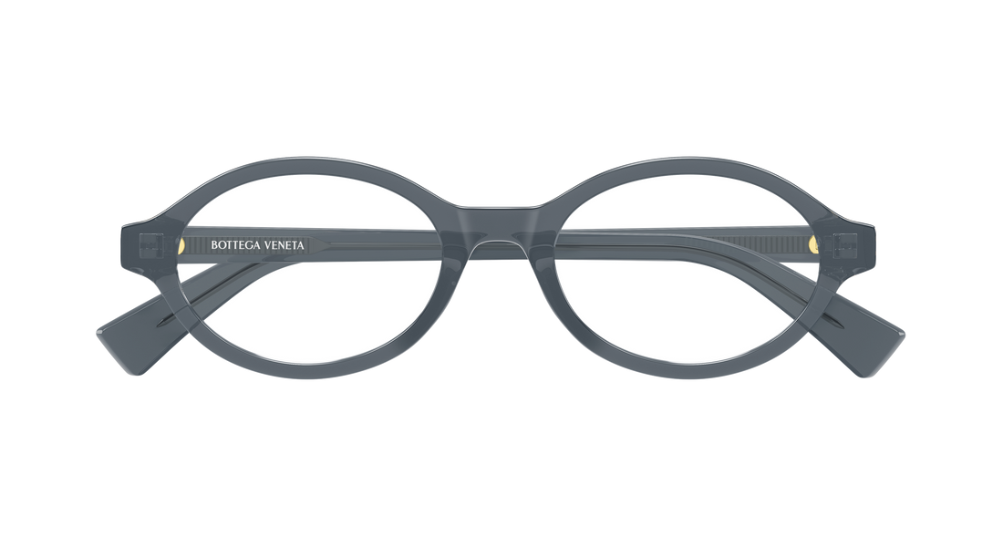 Prescription glasses bottega veneta bv1367o 006 gris round/oval/panthos femenino size 50mm - Detailed view