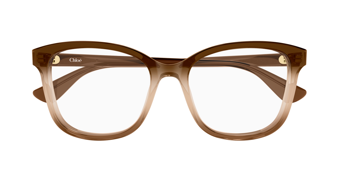 Lunettes de vue chloé ch0393o 005 marron cat eye femenino taille 54mm - Vue détaillée