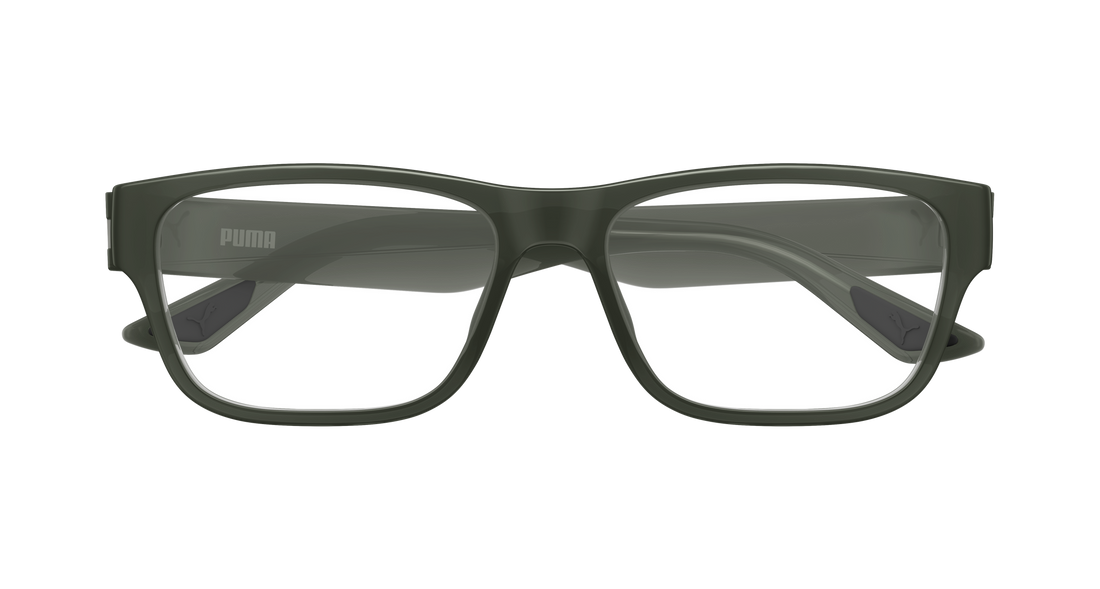 Lunettes de vue puma pu0543o 006 verde rectangular / squared masculino taille 58mm - Vue détaillée