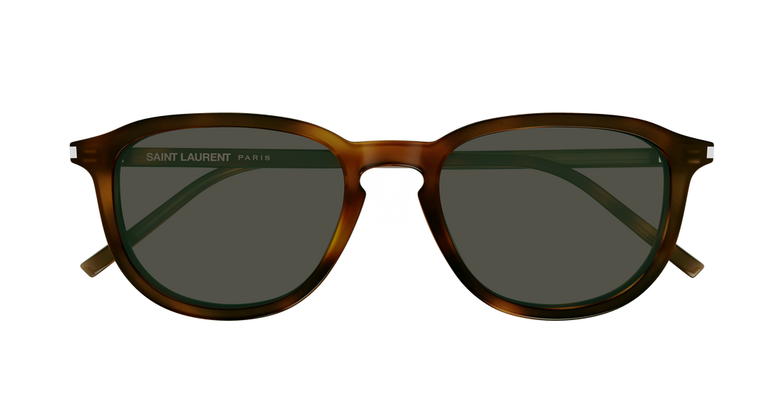 Lunettes de soleil saint laurent sl 939 002 havana round/oval/panthos masculino taille 52mm - Vue détaillée