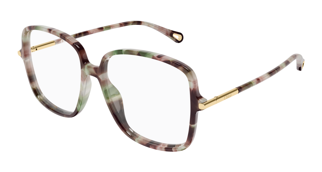 Lunettes de vue chloé ch0399o 007 havana rectangular / squared femenino taille 56mm - Vue principale