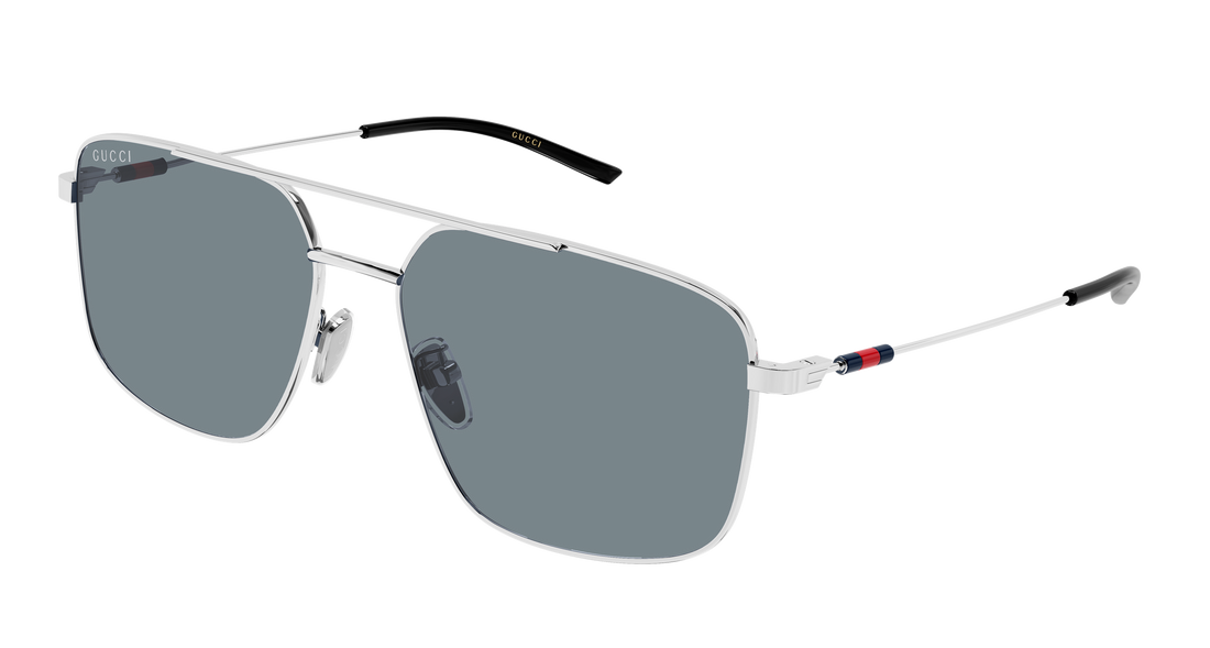 Sunglasses gucci gg2096sa 003 plateado rectangular / squared masculino size 59mm - Main view