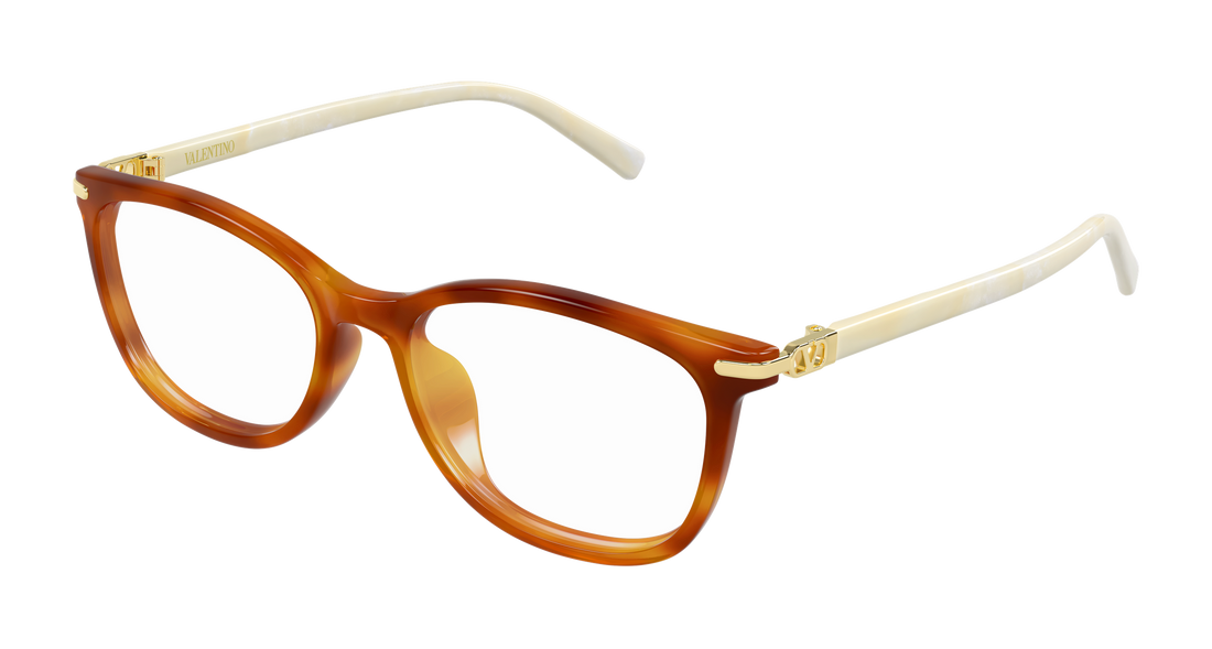 Lunettes de vue valentino vg0051oa 003 havana rectangular / squared femenino taille 54mm - Vue principale