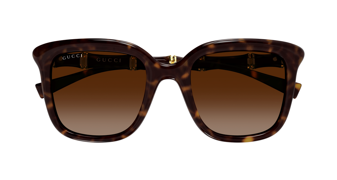 Sonnenbrillen gucci gg2058s 002 havana rectangular / squared femenino größe 52mm - Detailansicht