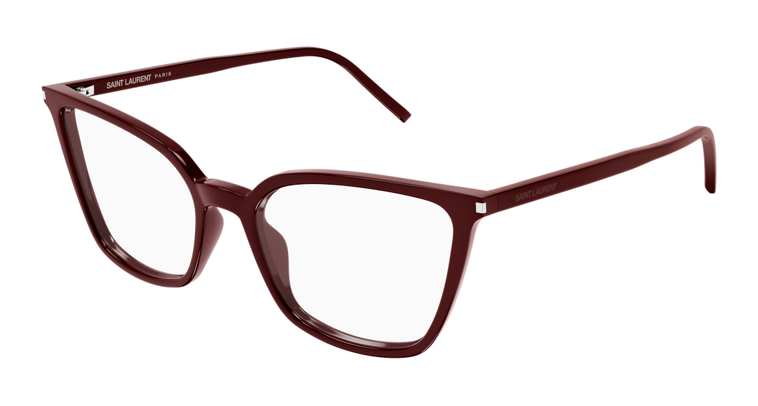 Gafas graduadas saint laurent sl 669 004 burdeos cat eye femenino talla 54mm - Vista principal