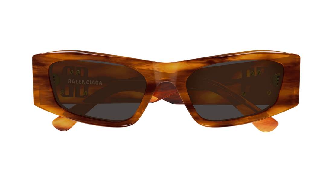 Sunglasses balenciaga bb0478s 002 marron geometrical/directional femenino size 55mm - Detailed view