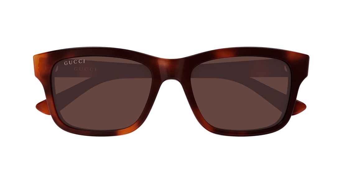 Lunettes de soleil gucci gg2243s 002 havana rectangular / squared masculino taille 54mm - Vue détaillée