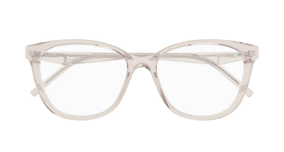 Lunettes de vue saint laurent sl m187/f 004 beige cat eye femenino taille 55mm - Vue détaillée