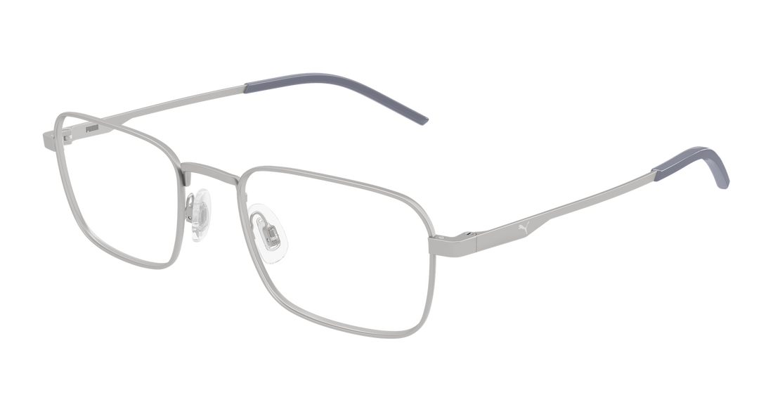 Occhiali da vista puma pu0534o 006 plateado rectangular / squared masculino taglia 56mm - Vista principale