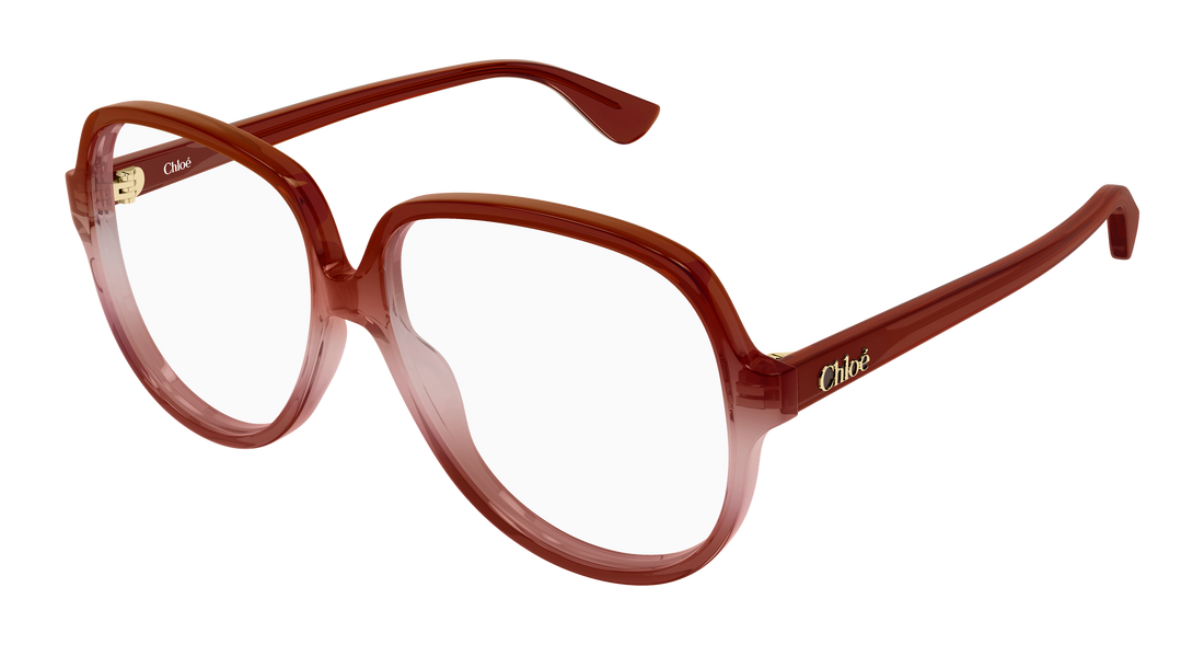 Lunettes de vue chloé ch0391o 004 rojo rectangular / squared femenino taille 59mm - Vue principale