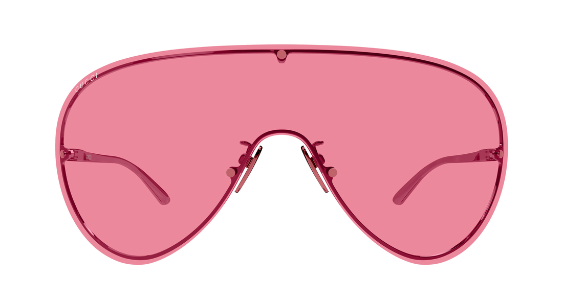 Lunettes de soleil gucci gg2271s 003 rojo shield femenino taille 99mm - Vue détaillée