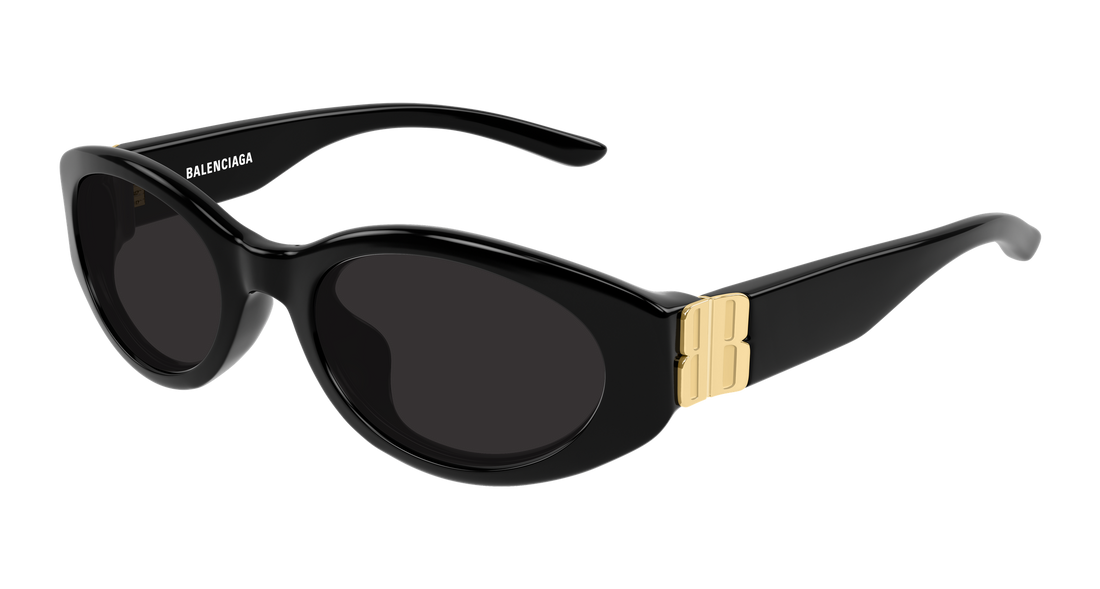 Sonnenbrillen balenciaga bb0507sk 001 negro round/oval/panthos femenino größe 55mm - Hauptansicht