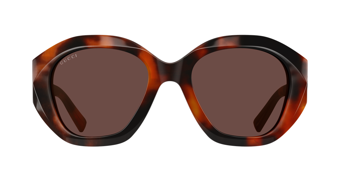 Sonnenbrillen gucci gg2200s 002 havana geometrical/directional femenino größe 56mm - Detailansicht