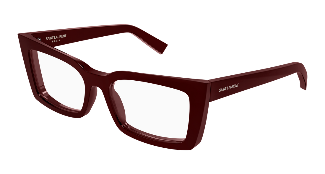 Gafas graduadas saint laurent sl 554 005 burdeos cat eye femenino talla 54mm - Vista principal