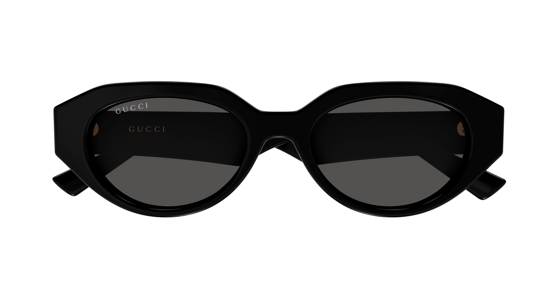 Sonnenbrillen gucci gg2206sa 001 negro round/oval/panthos femenino größe 53mm - Detailansicht