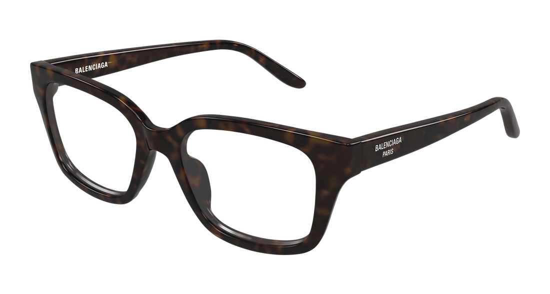 Brillen balenciaga bb0532o 008 havana rectangular / squared femenino größe 54mm - Hauptansicht