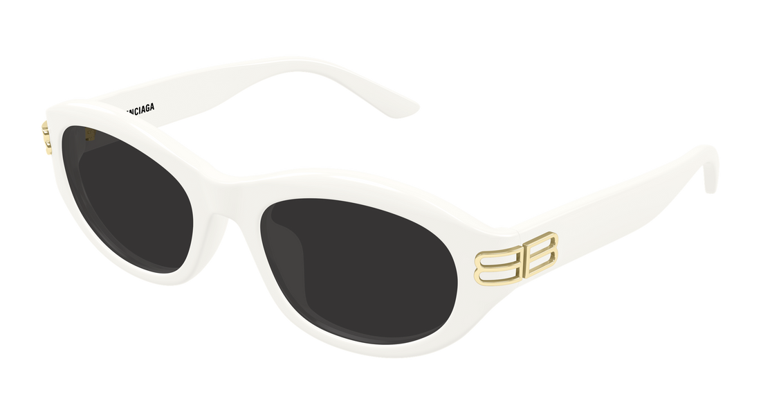 Lunettes de soleil balenciaga bb0434sk 008 beige round/oval/panthos femenino taille 55mm - Vue principale