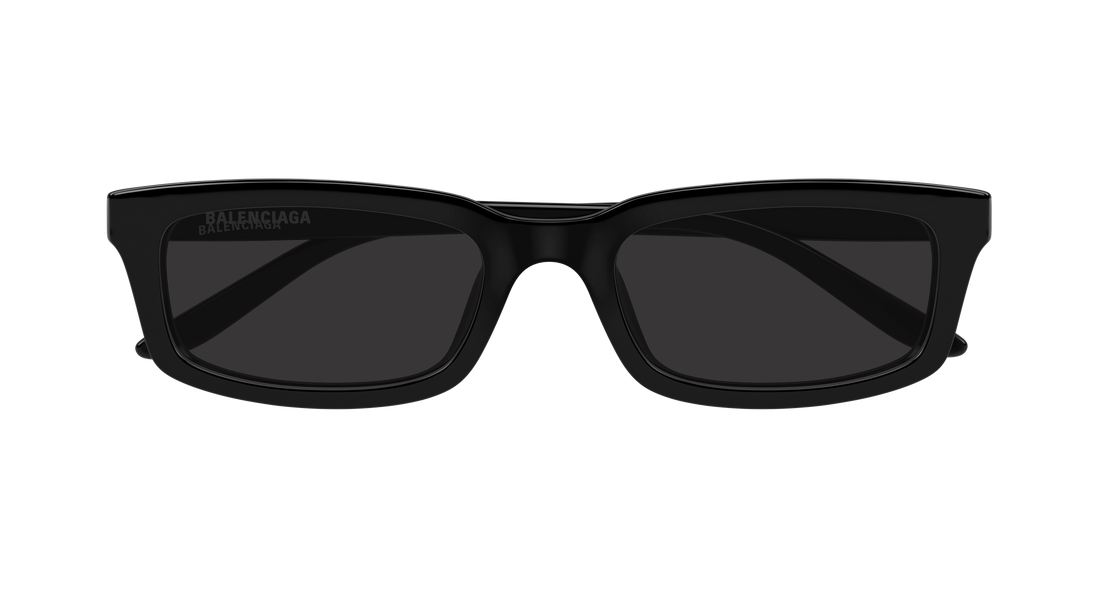 Lunettes de soleil balenciaga bb0526s 001 negro rectangular / squared unisex taille 55mm - Vue détaillée