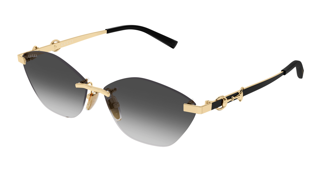 Occhiali da sole gucci gg2050s 001 dorado cat eye femenino taglia 59mm - Vista principale