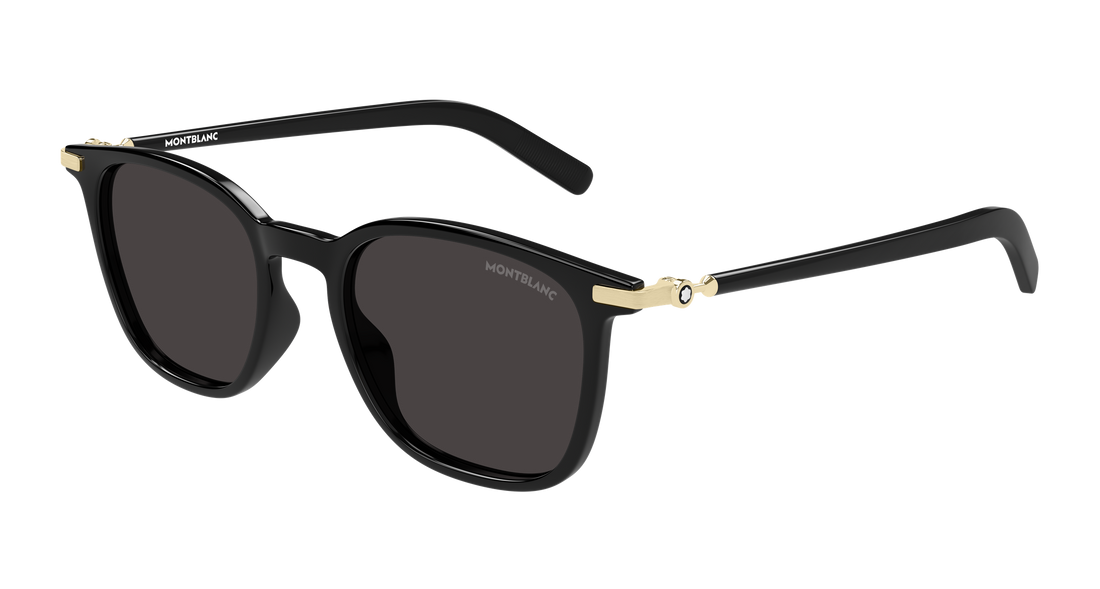 Sunglasses montblanc mb0460s 001 negro rectangular / squared masculino size 50mm - Main view