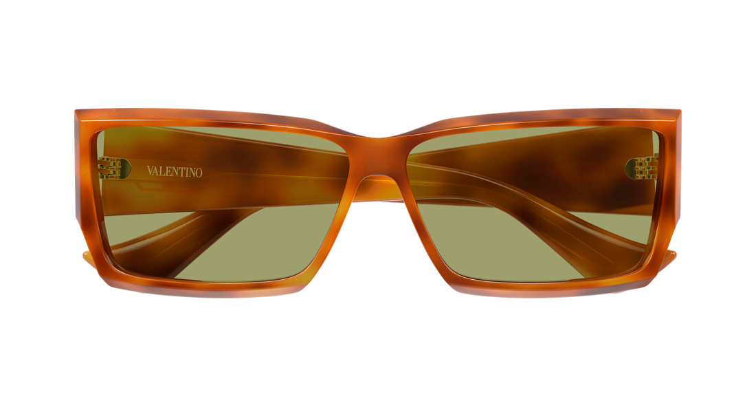 Sonnenbrillen valentino vg0072s 001 havana rectangular / squared unisex größe 60mm - Detailansicht