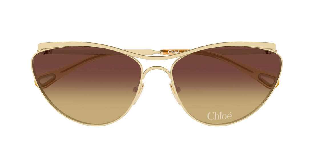 Lunettes de soleil chloé ch0386s 004 dorado geometrical/directional femenino taille 62mm - Vue détaillée