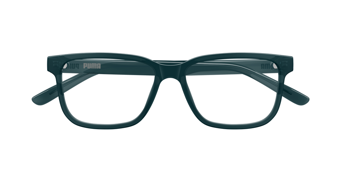 Occhiali da vista puma pu0530o 004 azul rectangular / squared masculino taglia 55mm - Vista dettagliata