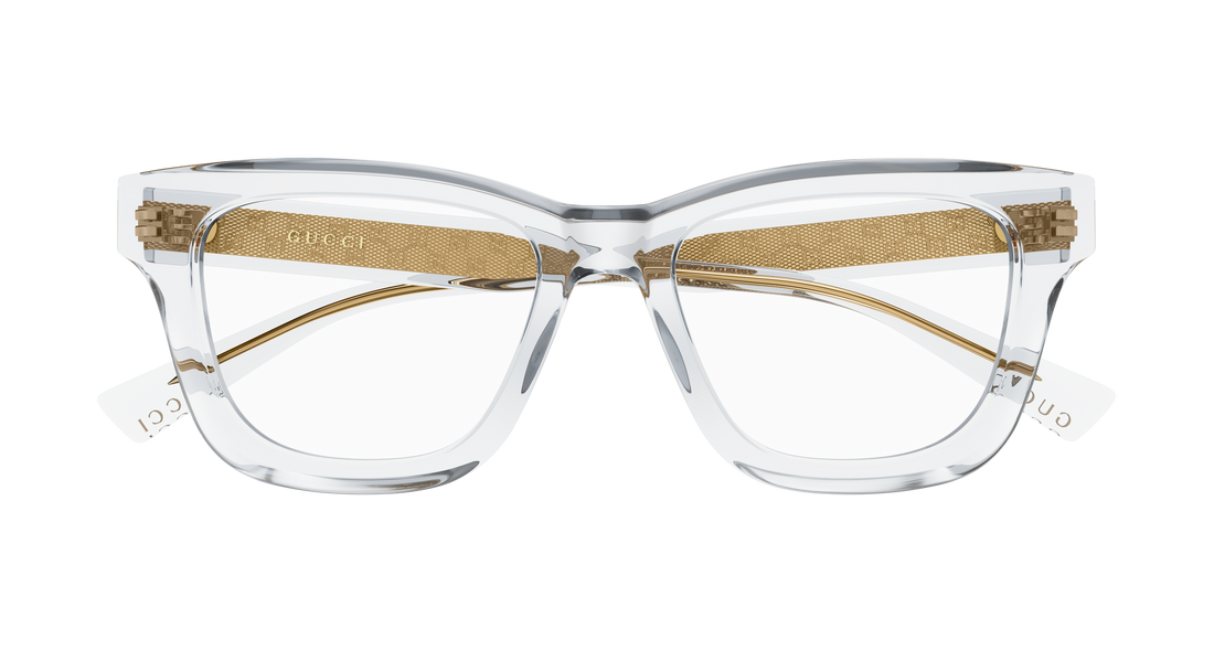 Occhiali da vista gucci gg2066o 008 transparente cat eye femenino taglia 51mm - Vista dettagliata