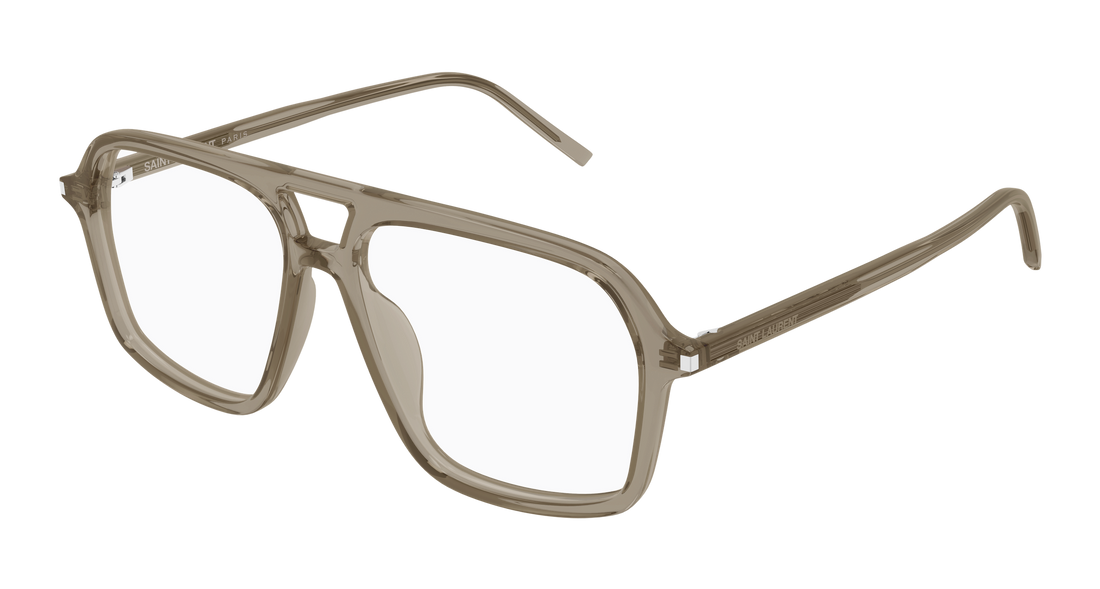Lunettes de vue saint laurent sl 960 003 marron pilot/navigator femenino taille 55mm - Vue principale