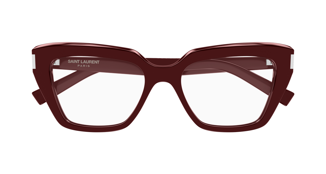 Gafas graduadas saint laurent sl 829 006 burdeos cat eye femenino talla 54mm - Vista de detalle