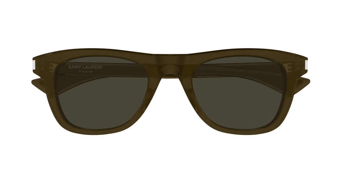 Sunglasses saint laurent sl 879 004 marron rectangular / squared masculino size 51mm - Detailed view