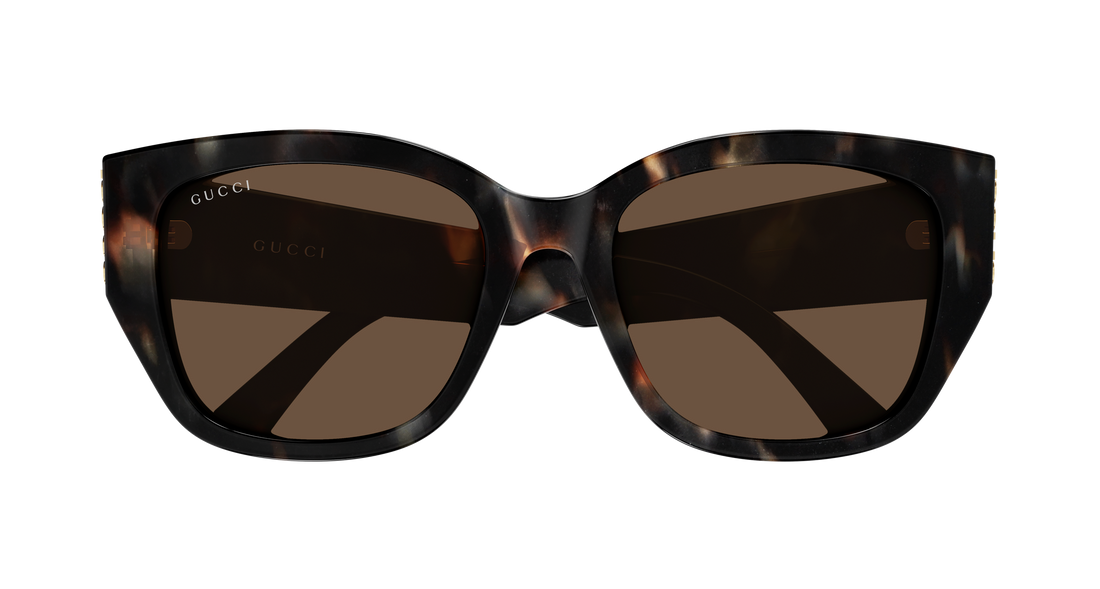 Sunglasses gucci gg2043sa 003 havana round/oval/panthos femenino size 55mm - Detailed view