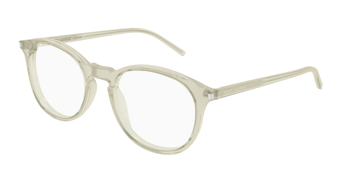 Lunettes de vue saint laurent sl 106 028 verde round/oval/panthos masculino taille 50mm - Vue principale