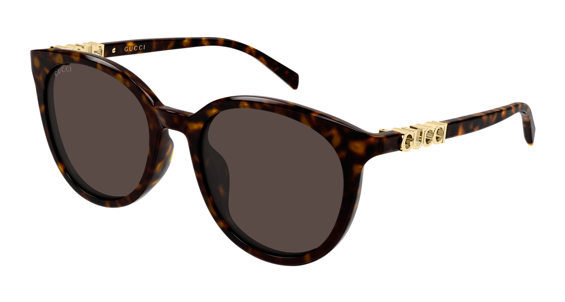 Sonnenbrillen gucci gg2209sk 002 havana round/oval/panthos femenino größe 55mm - Hauptansicht