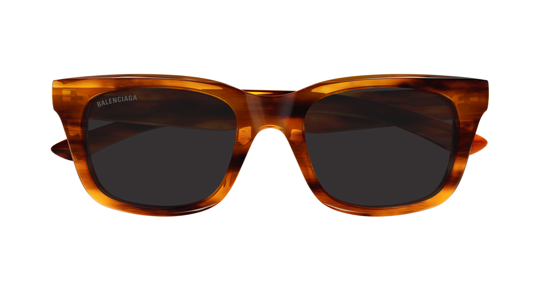 Occhiali da sole balenciaga bb0468s 003 marron rectangular / squared masculino taglia 53mm - Vista dettagliata