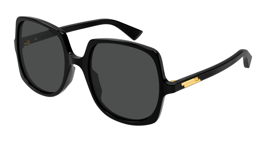 Lunettes de soleil bottega veneta bv1498s 001 negro butterfly femenino taille 55mm - Vue principale