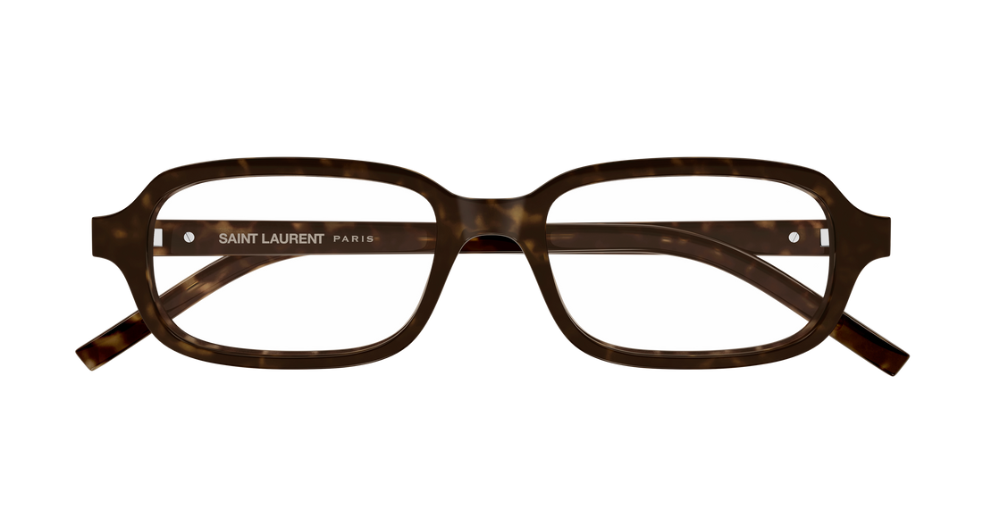 Brillen saint laurent sl m180 002 havana rectangular / squared masculino größe 52mm - Detailansicht